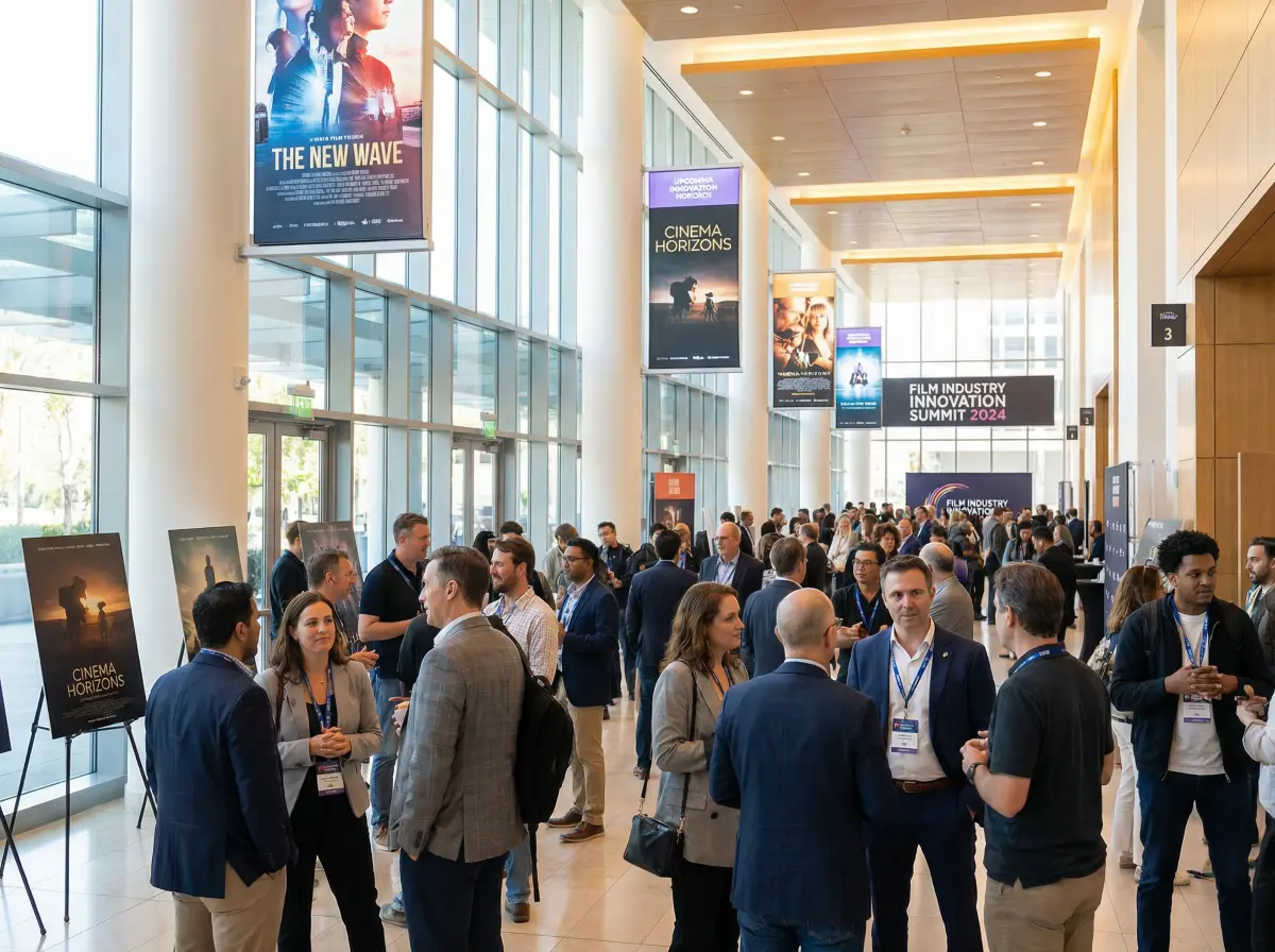 影视行业峰会现场，专业人士交流 羞羞漫画 信息